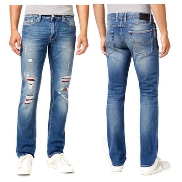 NEW GUESS Men's Slim Straight Jeans SZ 32 - Picture 1 of 8